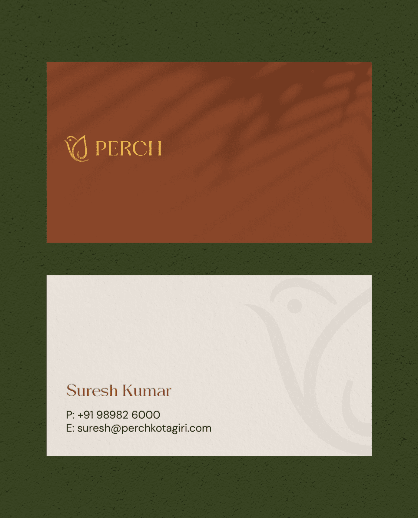 Perch visiting card